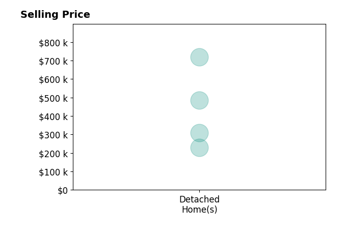 Elizabeth Thomas's sold homes include detached homes from $229K to $718K.