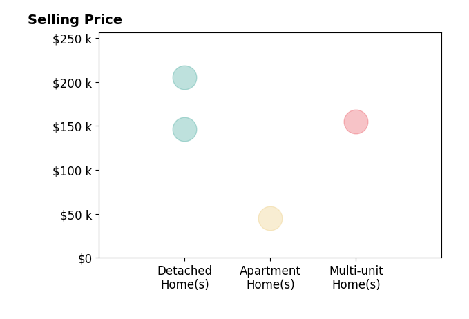 Vince Senauskas's sold homes include detached homes from $146K to $205K, apartment homes at $45K, multi-unit homes at $155K.