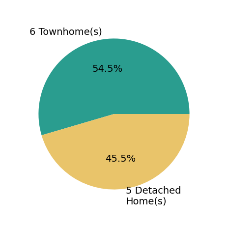 Christine Oberhelman sold 5 detached homes, 6 townhomes.