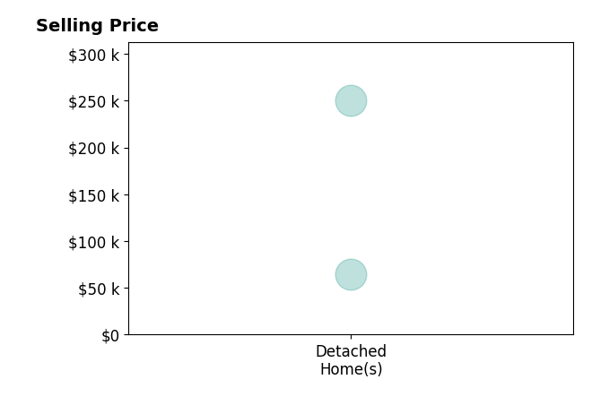 Samantha Skidmore's sold homes include detached homes from $64K to $250K.