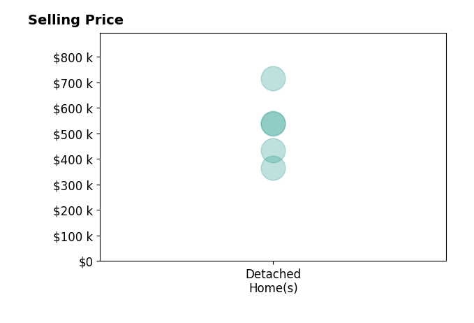Susan Hinz's sold homes include detached homes from $365K to $715K.