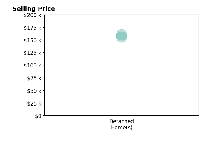 Debbie Williams's sold homes include detached homes from $156K to $160K.