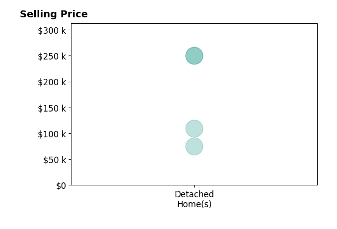 David Amarante's sold homes include detached homes from $75K to $250K.